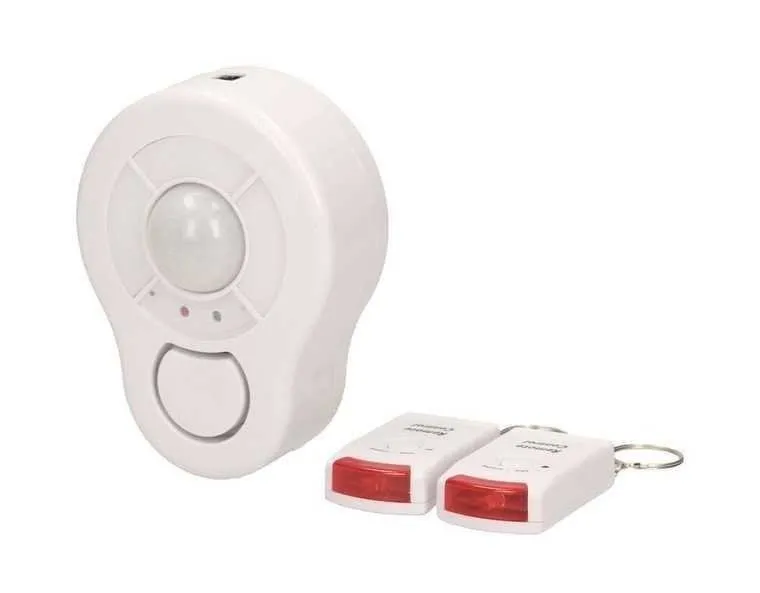 Mini-Funk-Deckenalarm mit eingebauter Sirene, ferngesteuert, 5m, batteriebetrieben