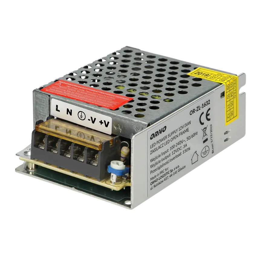 Netzteil mit offenem Rahmen 12VDC 35W, IP20