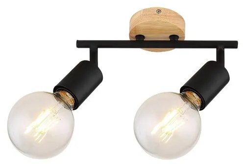 Pablo Lampe IP20 2xE27 mattschwarz Rabalux 3977