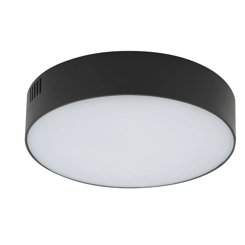 Plafond LID ROUND LED 25W 3000K schwarz