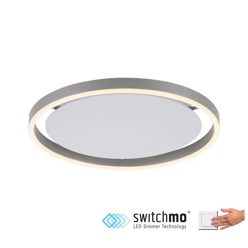 RITUS LED Deckenleuchte 23,5W 3000K 2650lm Aluminium LeuchtenDirekt 15391-95 Zuma Line