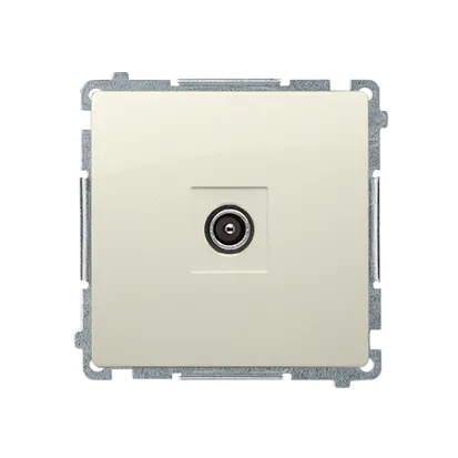 RTV-Endantennendose (Modul) getrennt beige matt Kontakt Simon BMAK3.01/12