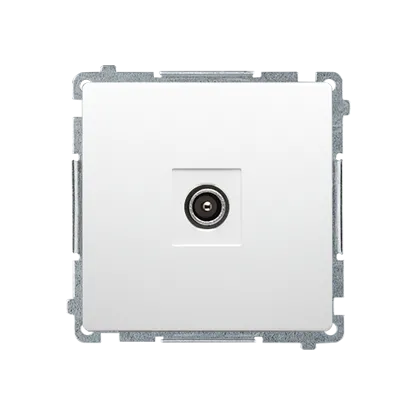 RTV-Endantennendose (Modul) getrennt weiß Kontakt Simon BMAK3.01/11