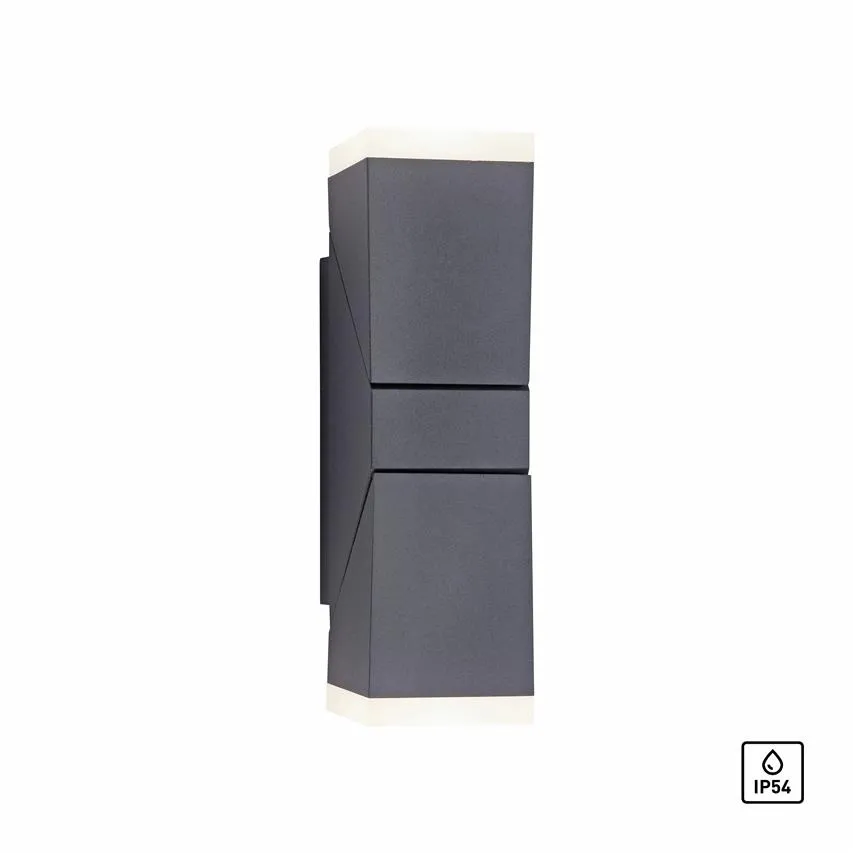 RYAN LED 12W 3000K 700lm anthrazit Außenwand-/Deckenleuchte PaulNeuhaus 9722-13 Zuma Line