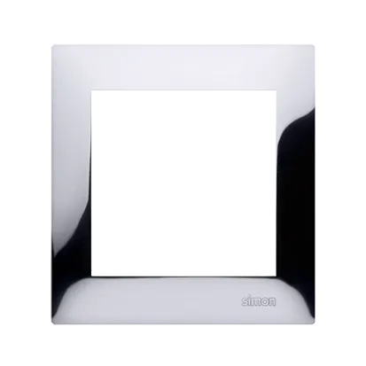 Rahmen 1fach Chrom IP20/IP44 Simon 54 Premium Kontakt Simon DR1/63