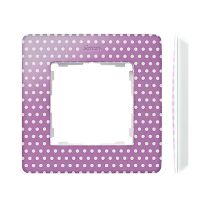 Rahmen 1fach Detail original-imagine pink Pastell Punkte/ Grundfarbe weiß 82 8200610-213