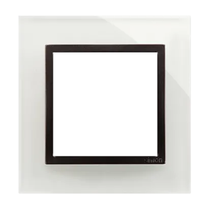 Rahmen 1fach Glas Gewitterwolke glänzend Kontakt Simon 54 Nature DRN1/72