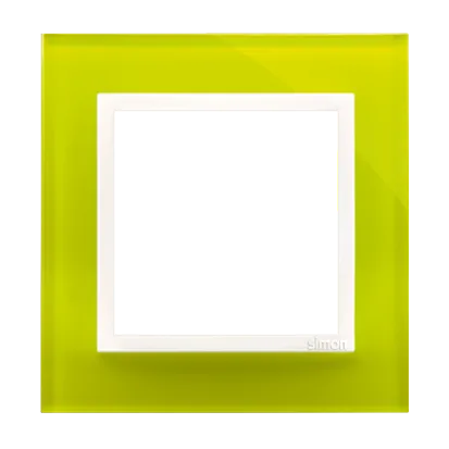 Rahmen 1fach Glas Pflaume glänzend Kontakt Simon 54 Nature DRN1/90