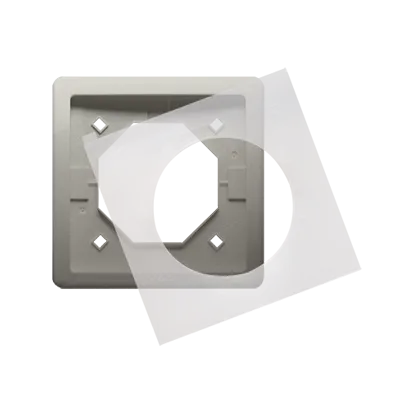 Rahmen 1fach IP44 satin met. Kontakt Simon BMR1B/29