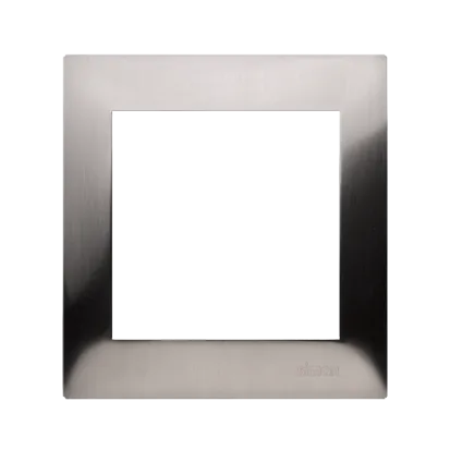 Rahmen 1fach Inox IP20/IP44 Simon 54 Premium Kontakt Simon DR1/61