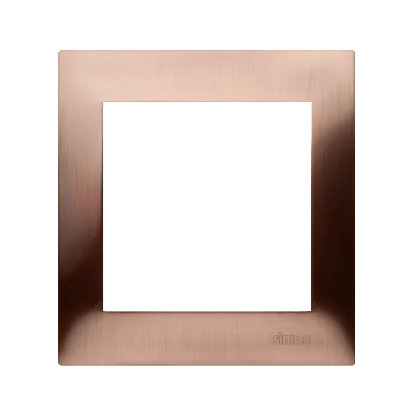 Rahmen 1fach Kupfer IP20/IP44 Simon 54 Premium Kontakt Simon DR1/36