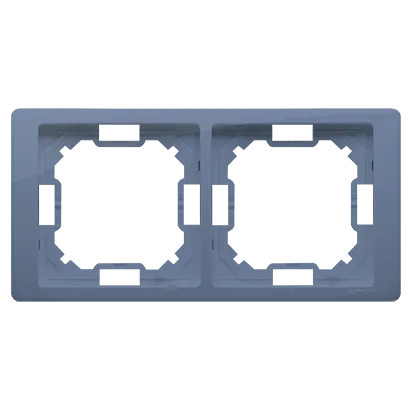 Rahmen 2-fach Neos lavendel vertikal und horizontal Kontakt Simon BMRC2/035