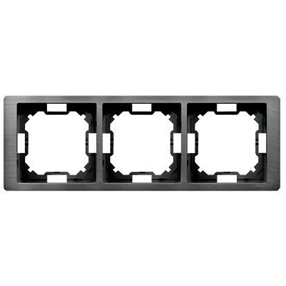 Rahmen 3-fach titan Kontakt Simon BMRC3/052