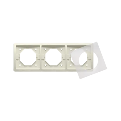 Rahmen 3fach IP44 beige Kontakt Simon BMR3B/12