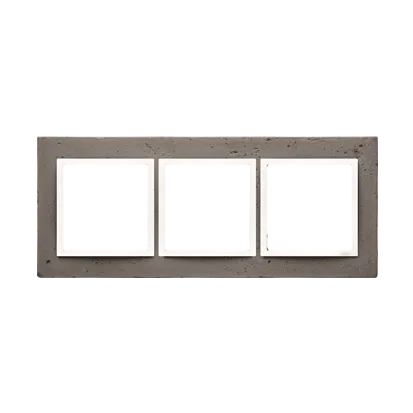 Rahmen 3fach La Stryko Beton Kontakt Simon 54 Nature DRN3/95