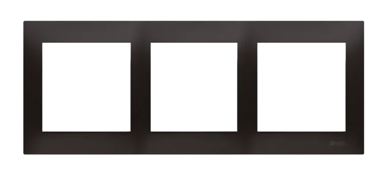 Rahmen 3fach anthrazit matt IP20/IP44 Simon 54 Premium Kontakt Simon DR3/48