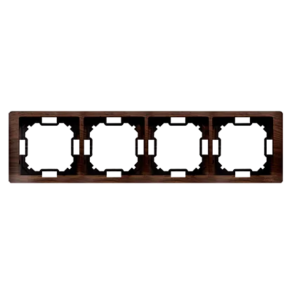 Rahmen 4-fach eiche Farbe matt Kontakt Simon BMRC4/051