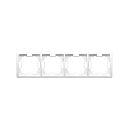 Rahmen 4fach weiß Kontakt Simon BMR4/11
