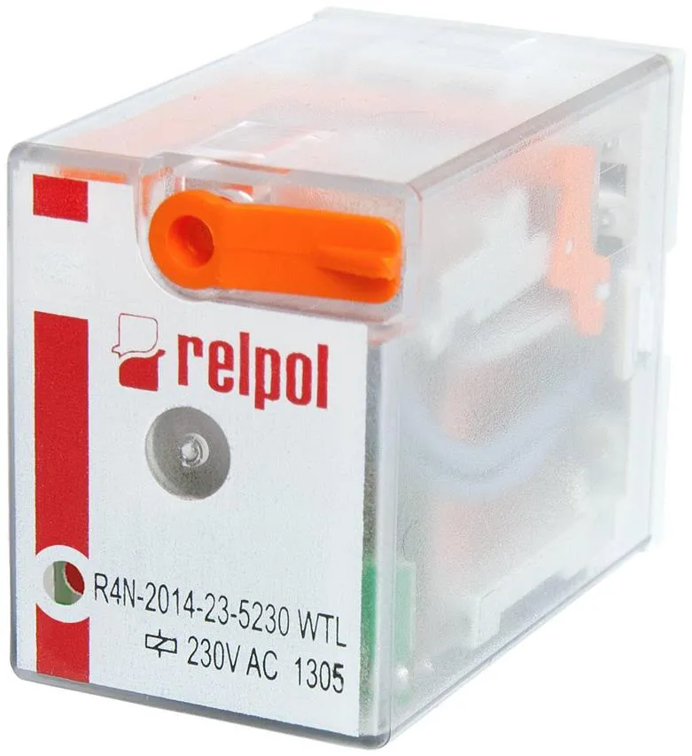 Relpol R4N-2014-23-5012-WT 12V AC-Relais