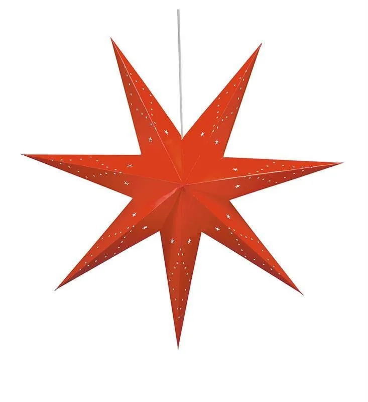 SATURNUS Stern-Pendelleuchte 75 E14 rot Markslojd 8101,13