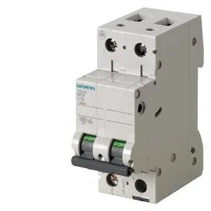 SENTRON 2P B 6A 6kA AC-Überstromschutzschalter 5SL6206-6 Siemens