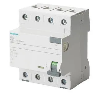 SENTRON 4P 63A 0,03A FI-Schalter Typ A 30mA 400V 5SV3346-6 Siemens