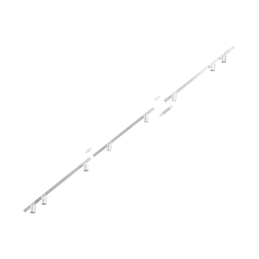 Satz mit 3 weißen Einkreissammelschienen 3043