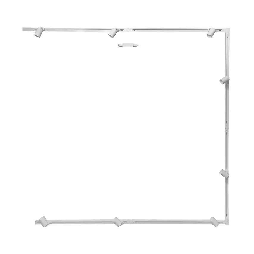 Satz mit 4 weißen Einkreissammelschienen 3044