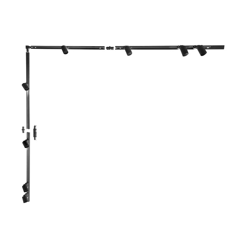 Satz mit 5 schwarzen Einkreissammelschienen 3019