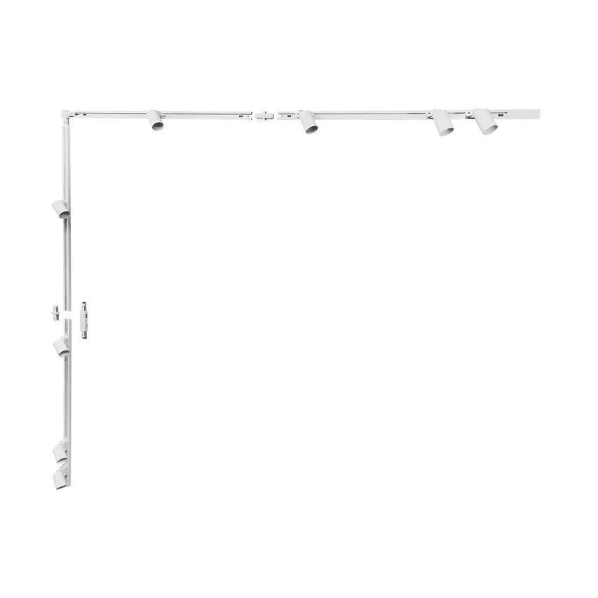 Satz mit 5 weißen Einkreissammelschienen 3045