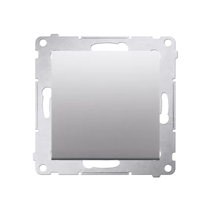 Schalter (Modul) einpolig mit Schraubklemmen silber Simon 54 Premium Kontakt Simon DW1A.01/43