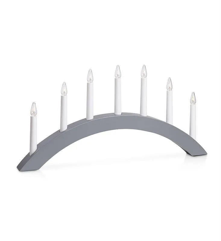 Schreibtischlampe ATLE 7L E10 grau