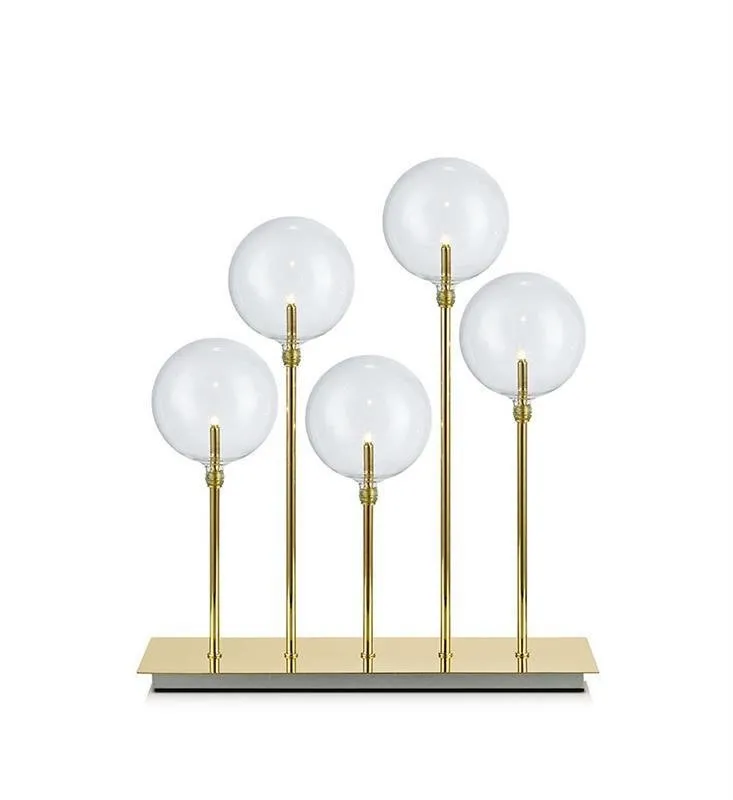 Schreibtischlampe MÄSTER 5L 5xE5 gold