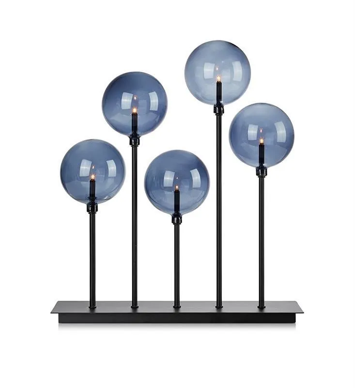 Schreibtischlampe MÄSTER 5L 5xE5 schwarz