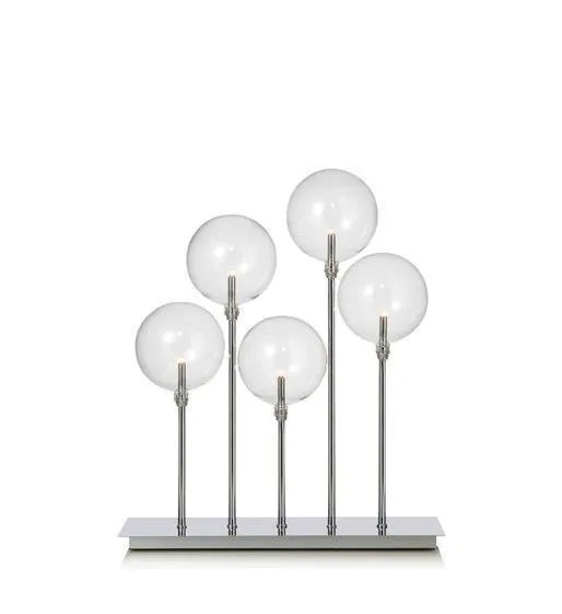 Schreibtischlampe MÄSTER 5L 5xE5 silber