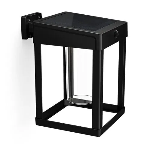 Solarfassaden-Wandleuchte für den Außenbereich LED CAMILL 1.4W 3000K 250lm IP44 quadratisch schwarz Philips