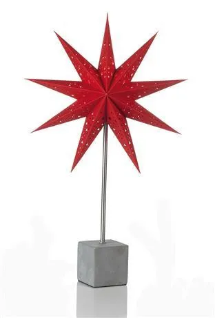 Star Schreibtischlampe HÅRD 58 E14 rot