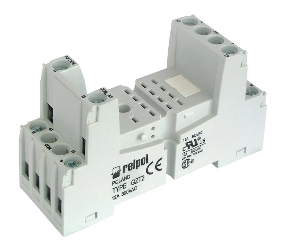 Stecksockel GZT2-grau 856048 Relpol