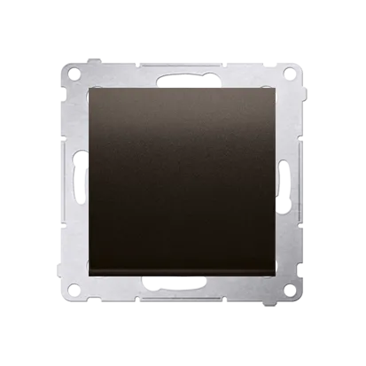 Taster 1fach (Modul) Braun matt Kontakt Simon 54 Premium DP1A.01/46
