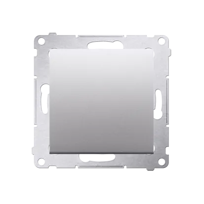 Taster Wechsler (Modul) 1 polig Steckklemmen Silber Simon 54 Premium Kontakt Simon DP1.01/43