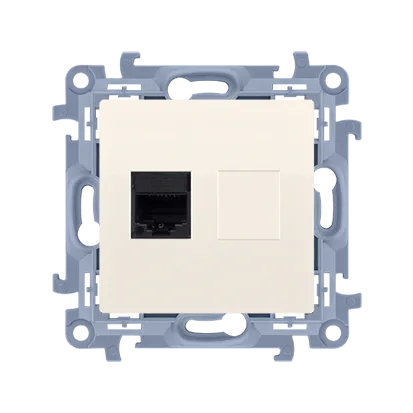 Telefonanschlussdose RJ11 (Modul) cremefarben Simon 10