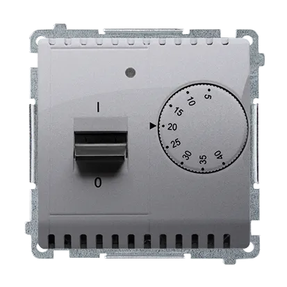 Temperaturregler mit Innensensor inox met. Kontakt Simon BMRT10W.02/21
