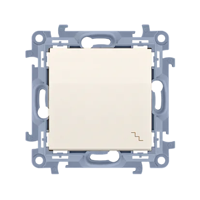 Treppeschalter mit Aufdruck "Treppe" 10AX 250V  cremeweiß Kontakt Simon 10 CW6.01/41