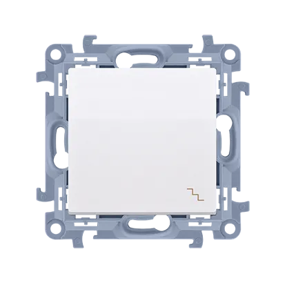 Treppeschalter mit Aufdruck "Treppe" 10AX 250V weiß Kontakt Simon 10 CW6.01/11