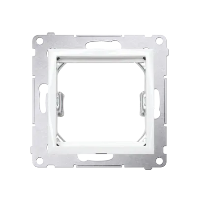 Übergangsadapter für Rahmen Standard 45x45mm weiß Kontakt Simon DA45.01/11