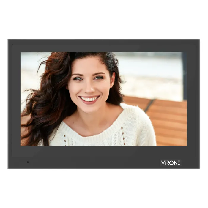 Videomonitor, freihändig, Farbe, 10", Wi-Fi + APP für Mobiltelefon, mit TF-Speicherkartenslot, Torsteuerung, schwarz, zur Erweiterung der BESAR-Sets