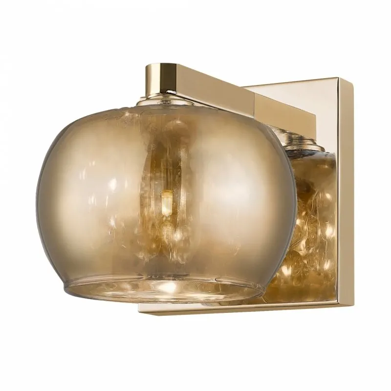 Wandleuchte Kristall 1x G9 Max 42W IP20 gold