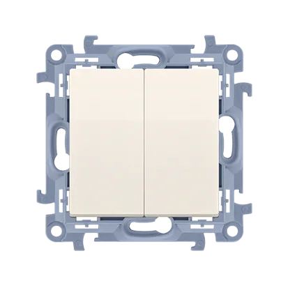 Wechselschalter für die IP44 Version (Modul) 10AX 250V cremefarben Simon 10
