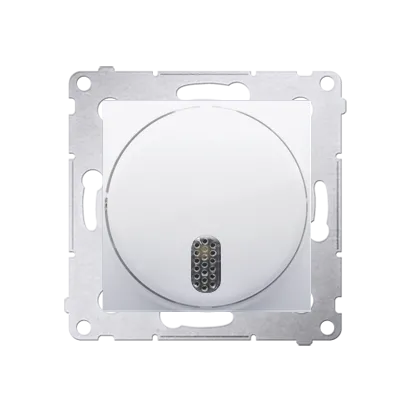 Wippe Klingel (Modul) 8–12 V~ rund weiß Simon 54 Premium Kontakt Simon DDT1.01/11