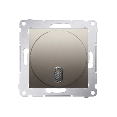 Wippe Klingel (Modul) rund gold matt Simon 54 Premium Kontakt Simon DDS1.01/44